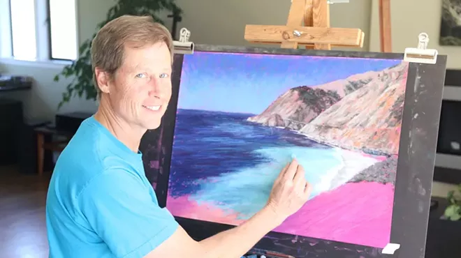 Image: Jim Tyler: Painting Big Sur with Pastels