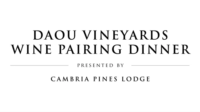 Image: DAOU Vineyards Wine Pairing Dinner