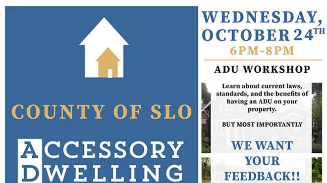 Image: County Accessory Dwelling Unit (ADU) Ordinance Workshop