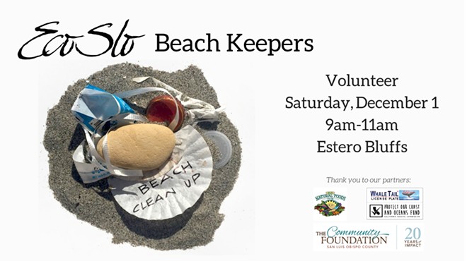 Beach Keepers Cleanup with ECOSLO