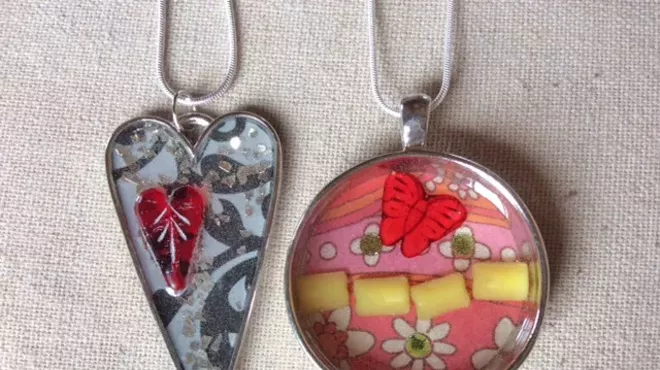 Image: Resin Necklaces
