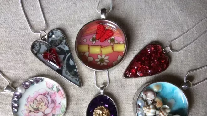 Image: Resin Necklaces