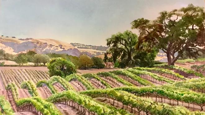 Image: Open Spaces: Paintings and Prints by Dennis Curry and Rosanne Seitz