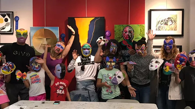 Image: Veteran Family Paint Day at the PRAA