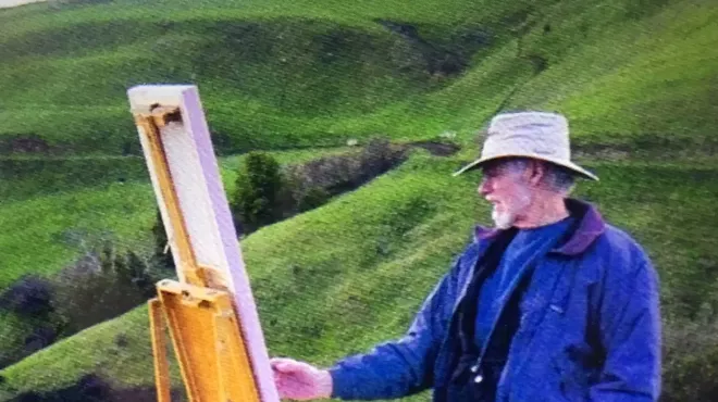Image: Wide Open Spaces: Up, Close and Personal Paintings by Dennis Curry and Rosanne Seitz