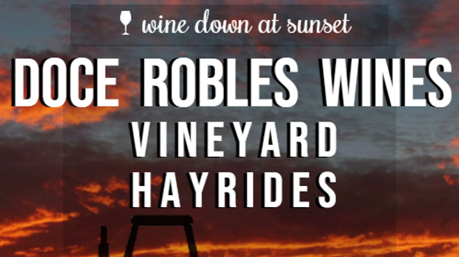 Image: Sunset Wines and Full Moon Vines: Paso Wine Hayrides
