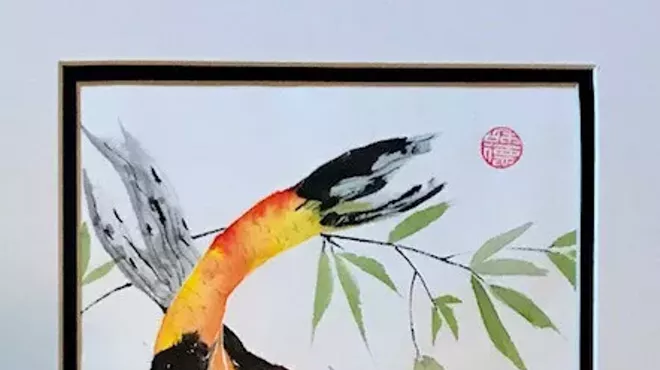 Image: Koi Fish Chinese Brush Lesson with Hilda Vandergriff