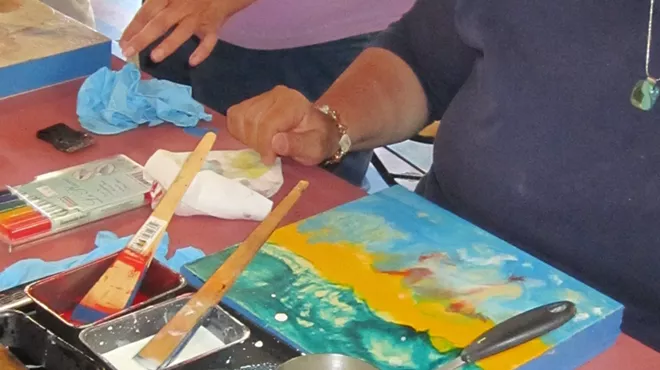 Image: Encaustic Playdate