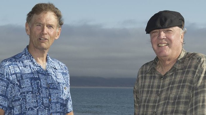Jim Conroy w/Bruce Beck at the Cayucos Cass House