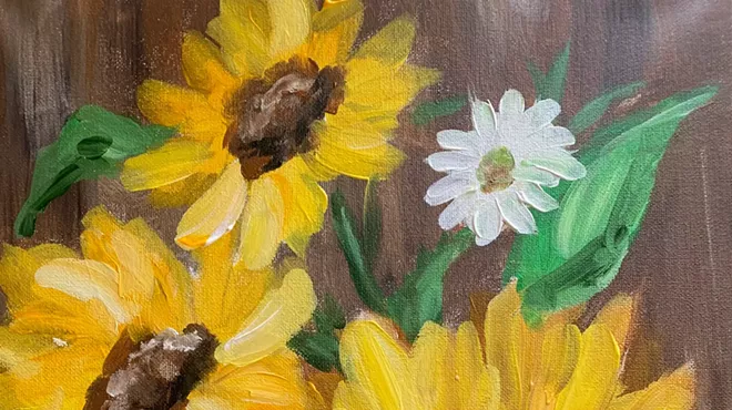 Image: AMY'S SUNFLOWERS: PAINTING PROJECT WITH AMY BEEMAN