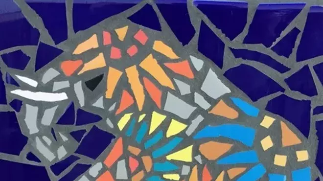 Image: Anne Hodges and Paula Hulet Demonstration: Creating Mosaics