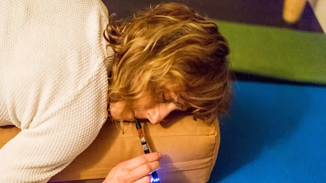 Image: Restorative Cannabis Yoga