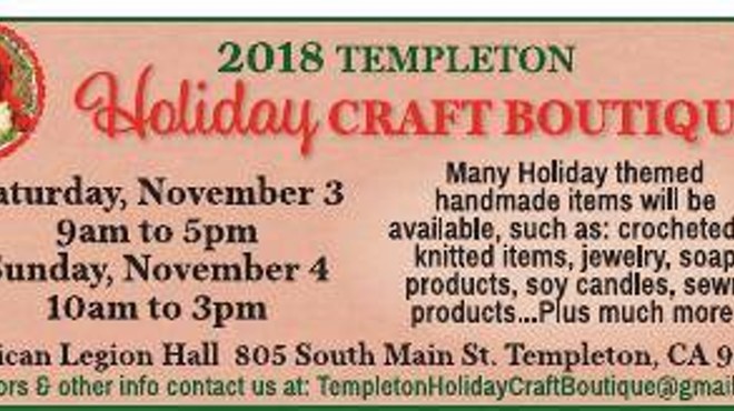 Templeton Holiday Craft Boutique