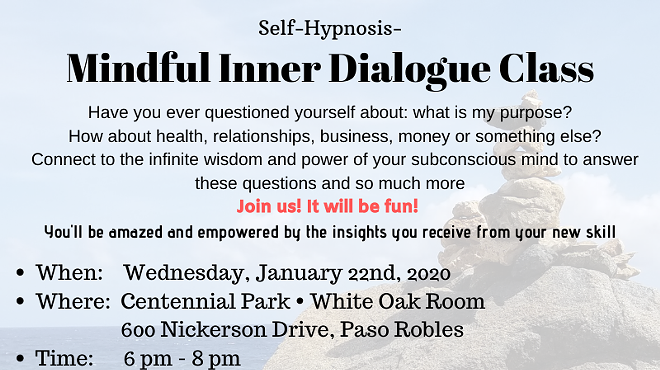 Mindful Inner Dialogue Workshop with Self Hypnosis