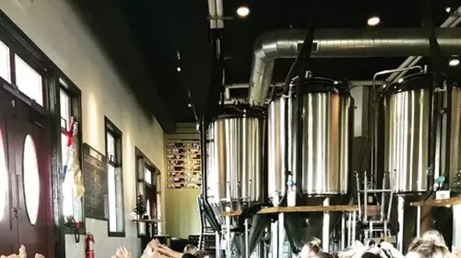 Image: Beer Yoga