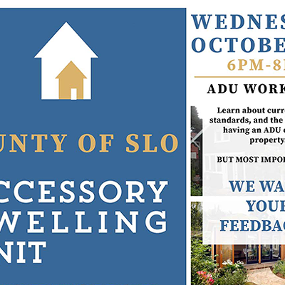 County Accessory Dwelling Unit (ADU) Ordinance Workshop