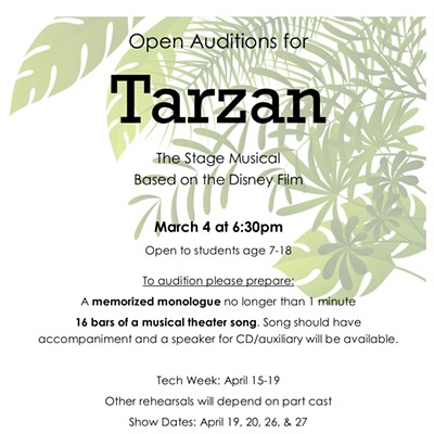 Open Auditions for Tarzan