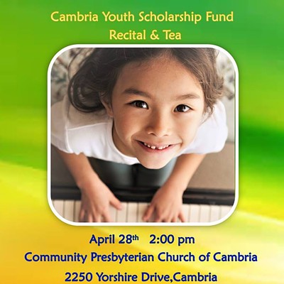 Cambria Youth Scholarship Fund Recital and Tea