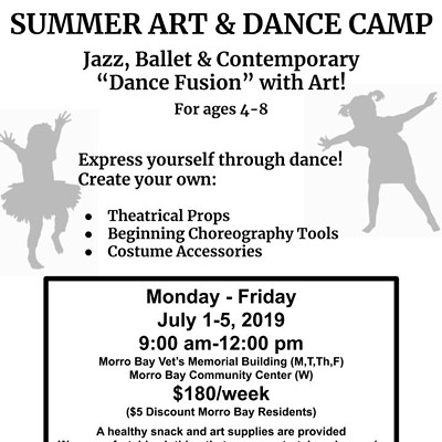 Summer Art and Dance Camp (Ages 4-8)