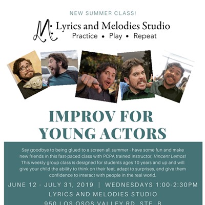 Improv for Young Actors 6/12/19-7/31/19