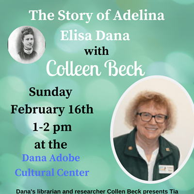 Sunday Speaker - Collen Becks The Story of Adelina Dana