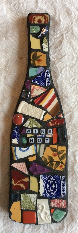 Wine Bottle Mosaic