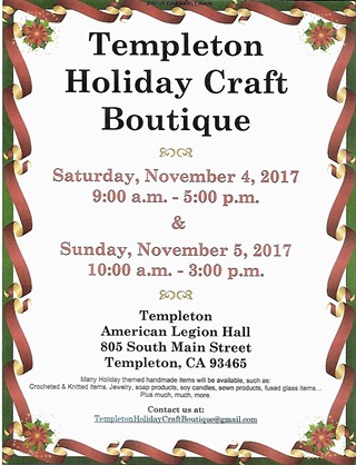 Templeton Holiday Craft Boutique