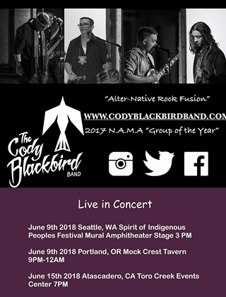 The Cody Blackbird Band Live