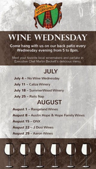 Wine Wednesday on the Patio: Aaron Wines