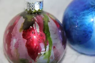 Image: Alcohol Inks Holiday Play Time