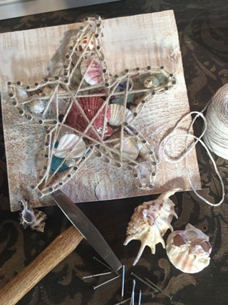 Art and Wine: Starfish Nail and String Art Class