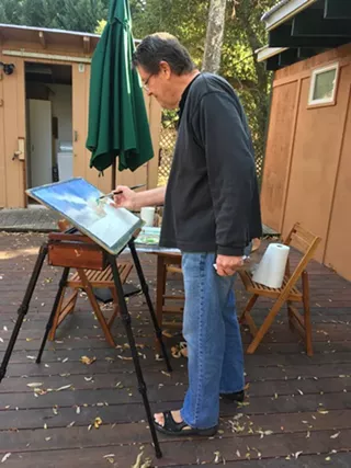 Image: Painting Seascapes with Strong Values in Watercolor with Harwood &ldquo;Woody&rdquo; Benton