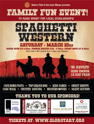 Spaghetti Western Fundraiser: Rotary Club of SLO