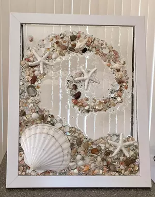 Image: Resin Beach Scene or Necklaces