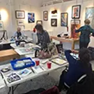 Image: PRAA SPLASHING PAINT WITH THE PAINTERS' GUILD