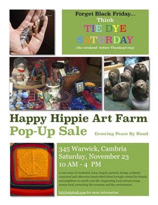 Happy Hippie Art Farm Pop-Up Sale
