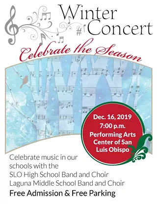 Image: SLO High School and Laguna Middle School Band and Choir Winter Concert