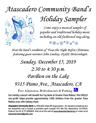 Image: Atascadero Community Band Holiday Sampler