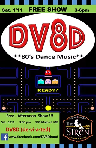 Image: DV8D NYE 80's Dance Party
