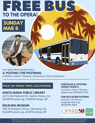 Opera Santa Barbara: Free Trip to SB Concert