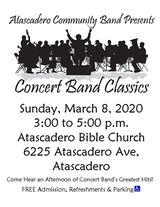 Atascadero Community Band presents Concert Band Classics