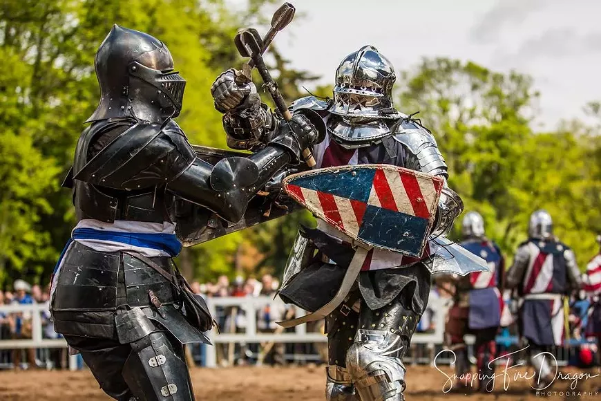 See full armor combat battles.