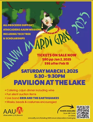 Image: AAUW Mardi Gras 2025