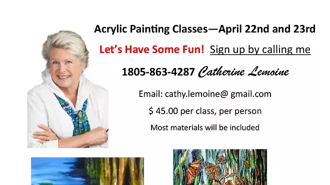 Image: Acrylic Painting with Catherine Lemoine