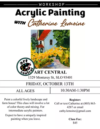 Image: Acrylic Painting with Catherine Lemoine