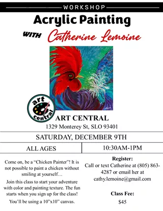 Image: Acrylic Painting with Catherine Lemoine