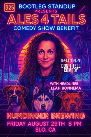 Image: ALES FOR TAILS: Comedy Show Benefiting Local Animal Rescues