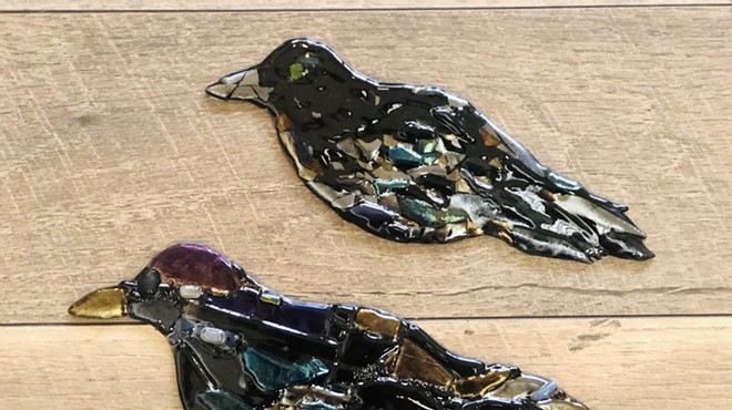 As The Crow Flies: Used Glass Project