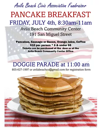 Image: Avila Beach 4th of July Pancake Breakfast