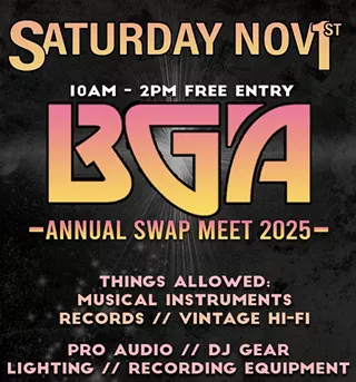 Image: Bill Gaines Audio BIG Annual Swap Meet